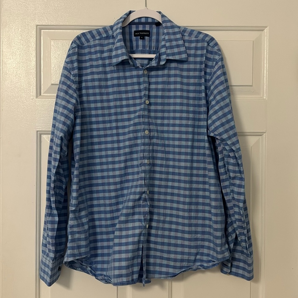 XL Blue Long Sleeve Button Down